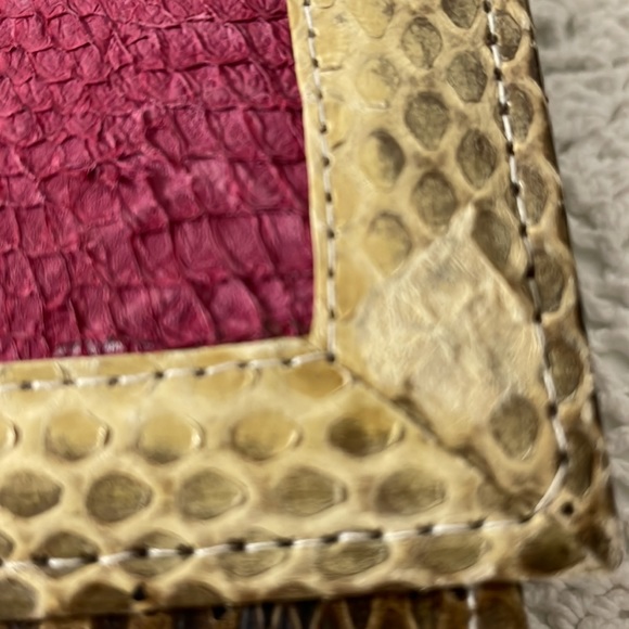 Vintage reptile skin purse clutch - Picture 6 of 9